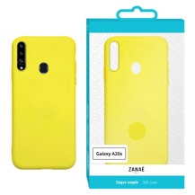 Coque Zanae Color jaune pour Galaxy A20s