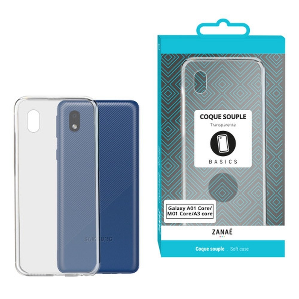 Coque Softgel transparente pour Galaxy A01 Core