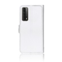 Etui Portefeuille Zanae pour Huawei P Smart 2021 Blanc