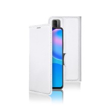 Etui Portefeuille Zanae pour Huawei P Smart 2021 Blanc