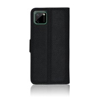 Etui portefeuille Zanae noir pour Realme C11