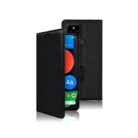 Étui noir portefeuille pour Google Pixel 4a 5G