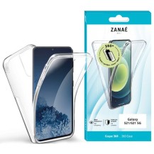 Coque 360° transparente pour Samsung Galaxy S21
