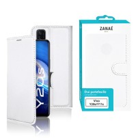 Etui Portefeuille Zanae blanc pour Vivo Y11s