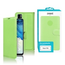 Etui Portefeuille Zanae vert pour Vivo Y70