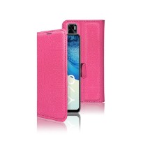 Étui Portefeuille Zanae Fushia pour Vivo Y70