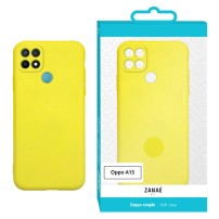 Coque Zanae Color Jaune pour Oppo A15 élégante et protectrice