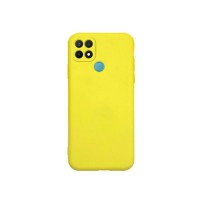 Coque Zanae Color Jaune pour Oppo A15 élégante et protectrice