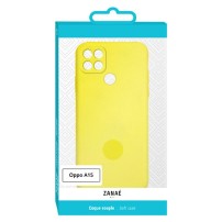 Coque Zanae Color Jaune pour Oppo A15 élégante et protectrice