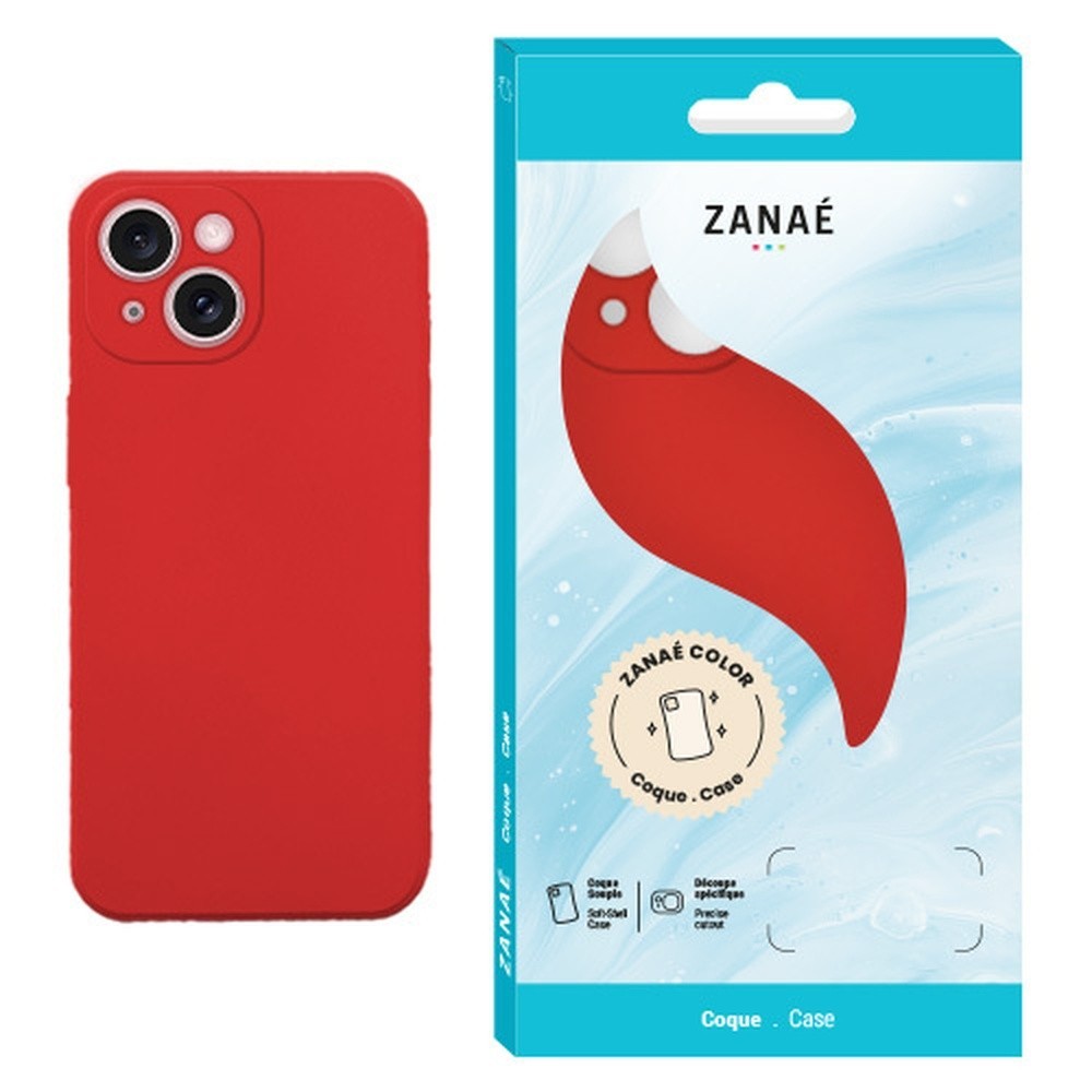 Coque Zanae Color rouge pour Galaxy A32 5G et M32 5G