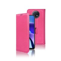 Etui Portefeuille Zanae Fushia pour Xiaomi Redmi Note 9T