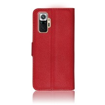 Etui Portefeuille Zanae pour Redmi Note 10 Pro Rouge