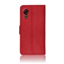 Etui portefeuille Zanae rouge pour Galaxy Xcover 5