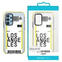 Coque transparente Billet d'Avion pour Galaxy A32 4G