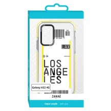 Coque transparente Billet d'Avion pour Galaxy A32 4G