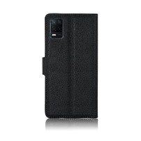 Etui portefeuille Zanae pour Realme 8 / 8 Pro en noir