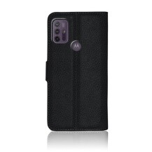 Étui Portefeuille Zanae noir pour Moto G10 et G30