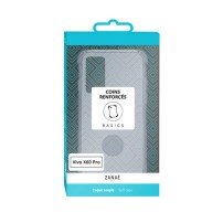 Coque silicone transparente pour Vivo X60 Pro avec coins renforcés