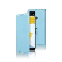 Étui Portefeuille Zanae bleu clair pour Realme C21