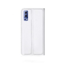Étui Portefeuille Zanae blanc pour Vivo Y52 5G et Y72 5G