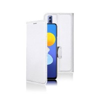 Étui Portefeuille Zanae blanc pour Vivo Y52 5G et Y72 5G
