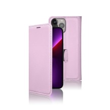 Etui portefeuille Zanae rose pour iPhone 13 Pro Max