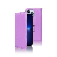 Etui Portefeuille Zanae Violet pour iPhone 13 Pro
