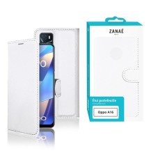 Etui Portefeuille Blanc Zanae pour Oppo