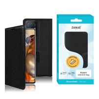 Etui Portefeuille Zanae noir pour Xiaomi 11T/11T Pro