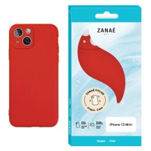 Coque Zanae Color pour iPhone 13 Mini en rouge