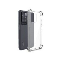 Coque en silicone transparent avec coins renforcés pour Xiaomi Redmi 10
