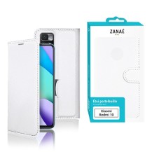 Etui Portefeuille Zanae blanc pour Xiaomi Redmi 10