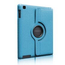 Étui Rotatif pour Samsung Galaxy Tab A7 Lite Bleu Clair