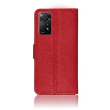 Étui portefeuille rouge pour Redmi Note