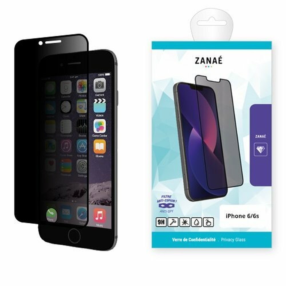 Verre trempé de confidentialité pour iPhone 6 et 6s