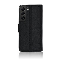 Etui Portefeuille Zanae pour Samsung Galaxy S22 Plus Noir