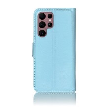 Étui Portefeuille Zanae compatible Samsung Galaxy S22 Ultra en bleu clair