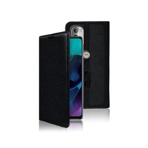 Etui portefeuille noir pour Motorola Moto G51 5G