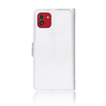 Etui Portefeuille Zanae Blanc pour Samsung Galaxy A03