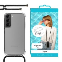 Coque Cordella transparente pour Galaxy S22 Plus avec cordon