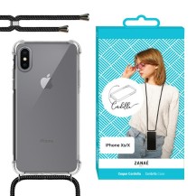 Coque Cordella transparente pour iPhone X/XS avec cordon