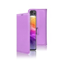 Etui Portefeuille Zanae pour Samsung Galaxy A73 5G violet