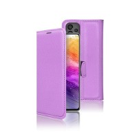 Etui Portefeuille Zanae pour Samsung Galaxy A73 5G violet