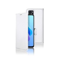 Etui Portefeuille Zanae blanc pour Oppo A76 ou A36