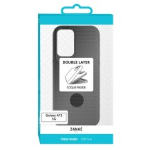 Coque Double Layer pour Samsung Galaxy A73 5G Noir