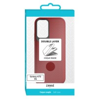 Coque Double Layer rouge pour Samsung Galaxy A73 5G