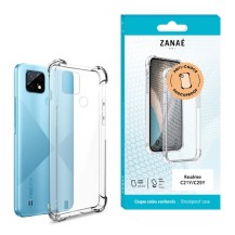 Coque Silicone transparente avec coins renforcés pour Realme C21Y et C25Y