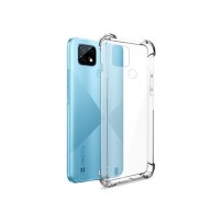 Coque Silicone transparente avec coins renforcés pour Realme C21Y et C25Y