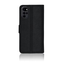 Etui Portefeuille Zanae pour Motorola Moto G22 Noir