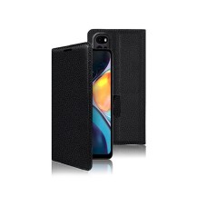 Etui Portefeuille Zanae pour Motorola Moto G22 Noir